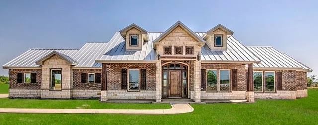 Completed ranch-style home, San Manuel TX